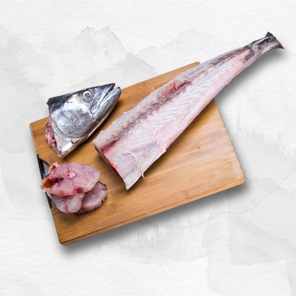 King Fish (Whole Small) - Cleaned Skin & Tail Out One Finger Slice  (Aprox 1.700kg/2kg)