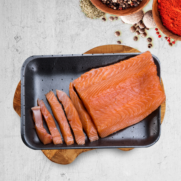 Salmon Norway - Cleaned Fillet Skin Out One Finger Slice (Aprox 1 kg/1 kg)