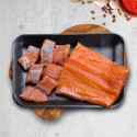 Salmon Norway - Cleaned Fillet Skin Out Cube Medium (Aprox 1 kg)
