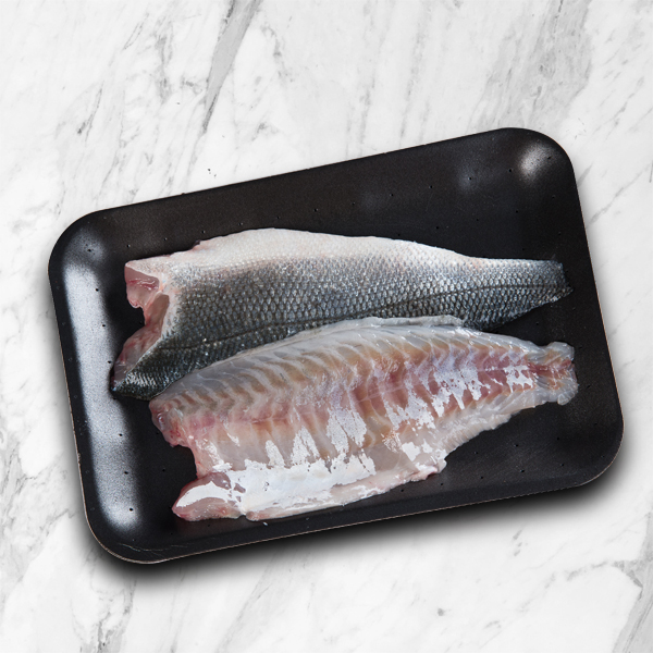 Seabass Turkey 400-500 - Cleaned Fillet With Skin (Aprox 620gm/1kg)
