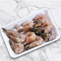 Tiger Shrimp U15 - Cleaned With Head & Tail Out  (Aprox 750gm/1kg)
