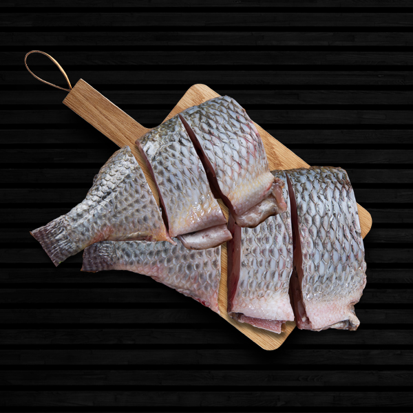 Tilapia - Cleaned Head &  Tail Out Two Finger Slice   (Aprox 650gm/1kg)